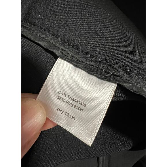 Talbots Women's Classic Black Straight Leg Side Zip Dress Trouser Pants Size 10 - Picture 10 of 10